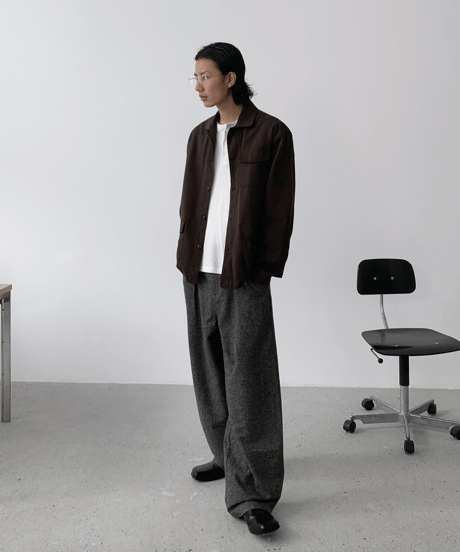 Washed Collar Utility Jacket