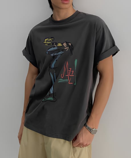 Jazz Musician Graphic Tee / 2color