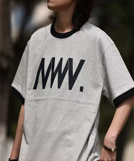 MW Logo Border Ringer Tee