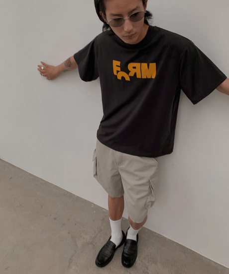 Washed Loose Cargo Shorts / 2color