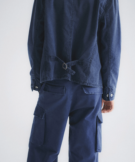 Washed Denim Work Jacket