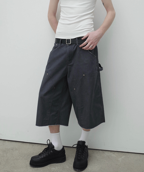 Washed Cargo Shorts
