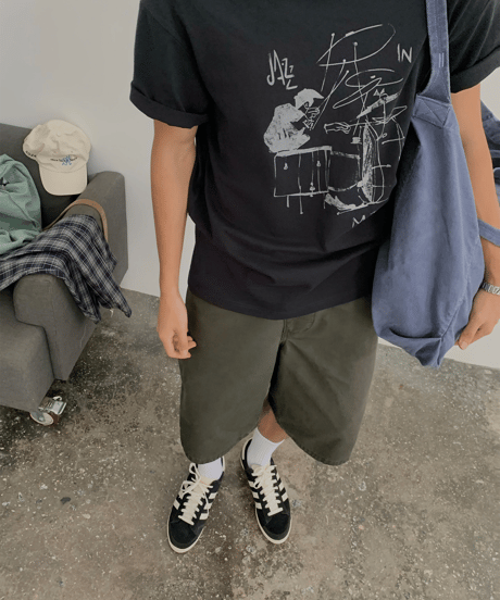Jazz Drummer Graphic Tee / 2color