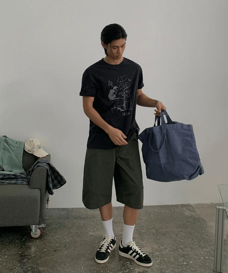 Washed Cargo Shorts