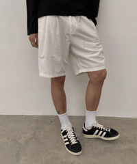 Ease Cotton Lyocell Wide Shorts / 2color