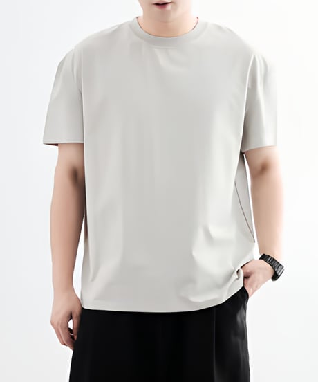 Relaxed Fit Essential Crew Tee / 5color