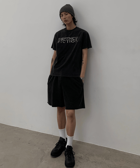 Vintage Wash Sweat Shorts  / 2color