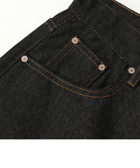 Raw Denim Crop Wide Pants