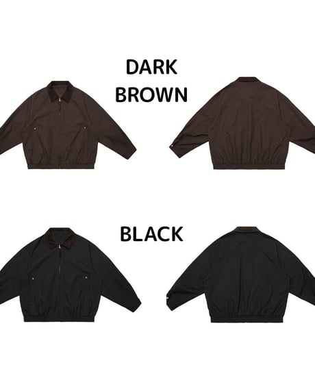 Wide Corduroy Collar Jacket / 3color