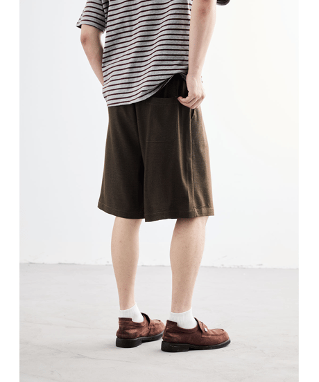 Pleated Loose Fit Easy Shorts / 4color