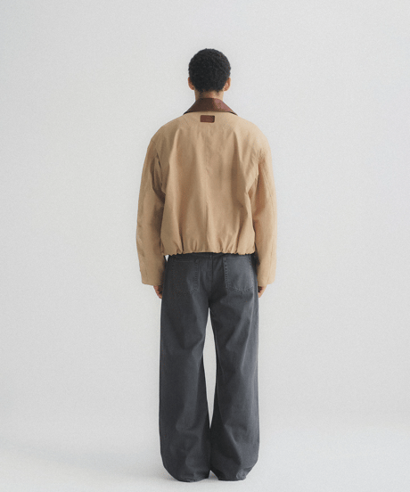Faded Vintage Straight Denim Pants