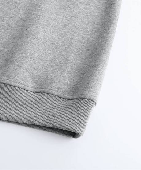 Vintage Letter Embroidery Sweatshirt / 3color