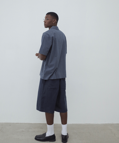Linen Crop Shorts  / 2color