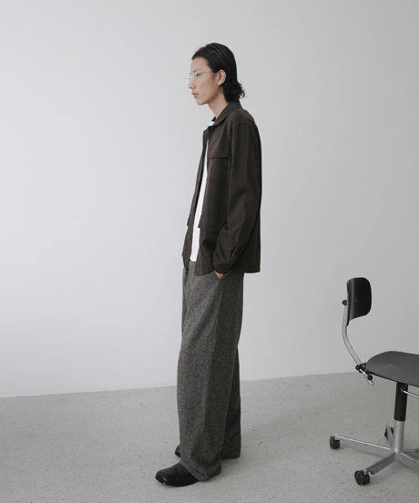 Washed Collar Utility Jacket