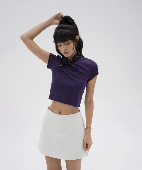 Cropped Basic Tee / 4color