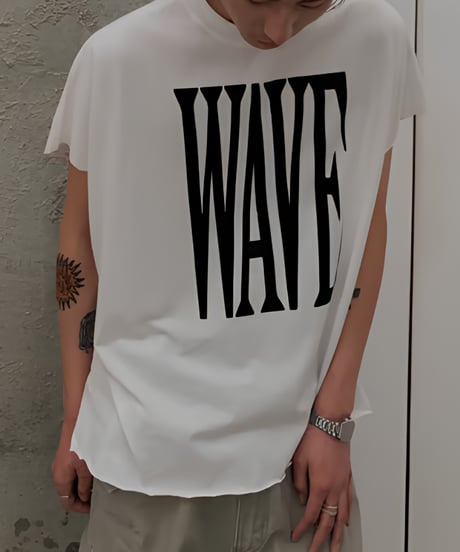 WAVE Graphic Loose Sleeveless Tee  / 2color
