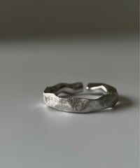 Rough Texture Wave Ring