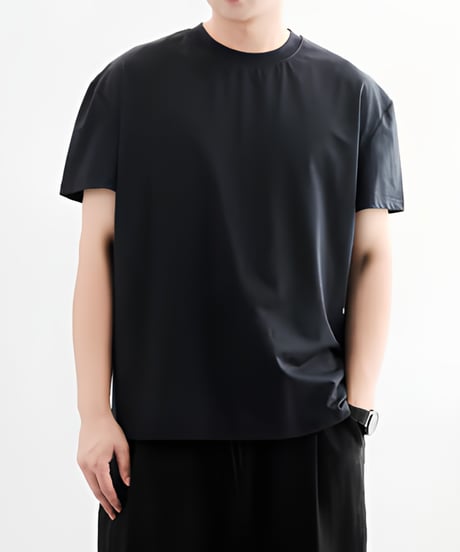 Relaxed Fit Essential Crew Tee / 5color