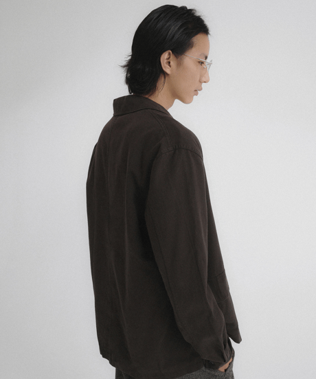 Washed Collar Utility Jacket