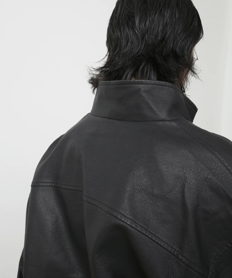 Boxy Leather Jacket