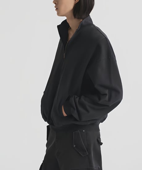 Washed Heavy Weight Half-Zip Sweatshirt / 2color