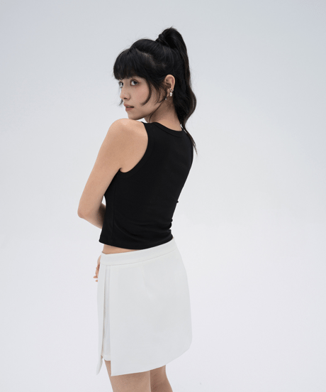 Basic Ribbed Slim Fit Tank Top / 3color