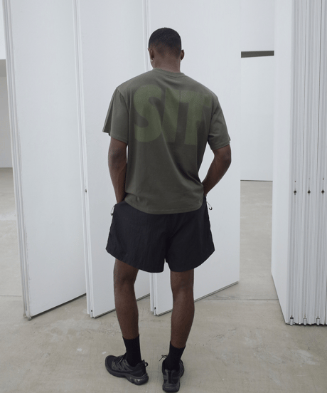 Back Print Loose Tee  / 2color