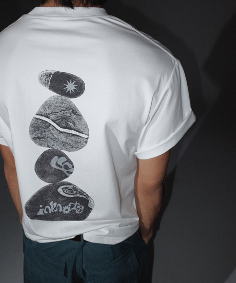 Stone Graphic Print Tee / 2color