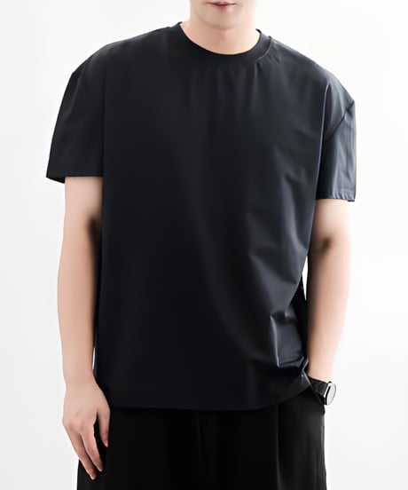 Relaxed Fit Essential Crew Tee / 5color