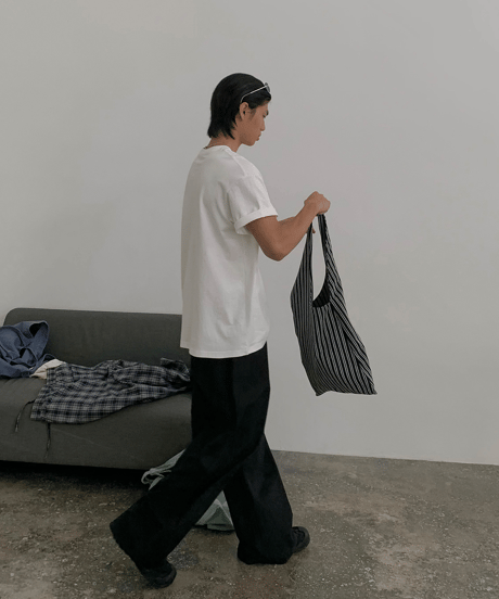 Lyocell Blend Wide Casual Pants  / 2color
