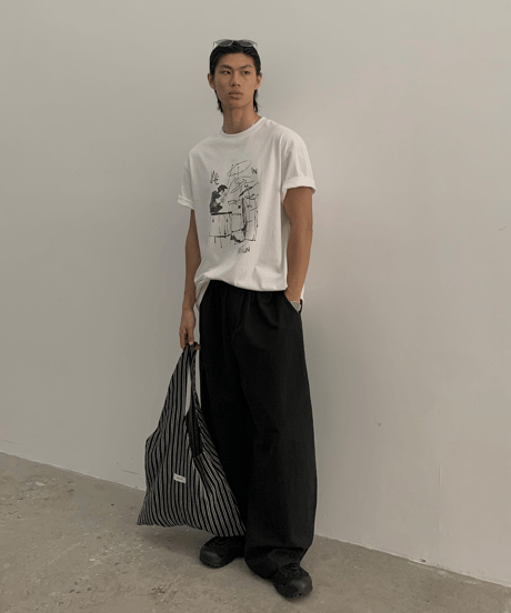 Lyocell Blend Wide Casual Pants  / 2color