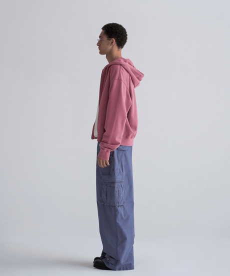 Washed Heavyweight Full-Zip Hoodie
