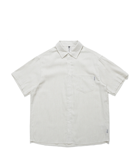 Vintage Stripe Loose Short Sleeve Shirt / 3color