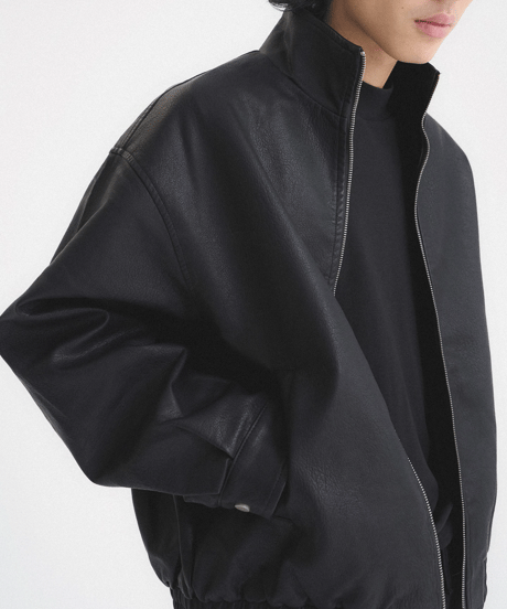 Boxy Leather Jacket