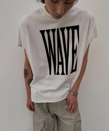 WAVE Graphic Loose Sleeveless Tee  / 2color