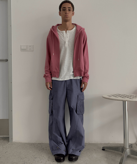 Washed Heavyweight Full-Zip Hoodie