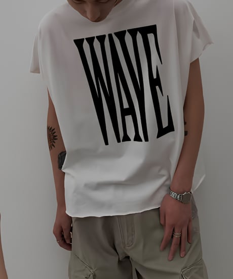WAVE Graphic Loose Sleeveless Tee  / 2color