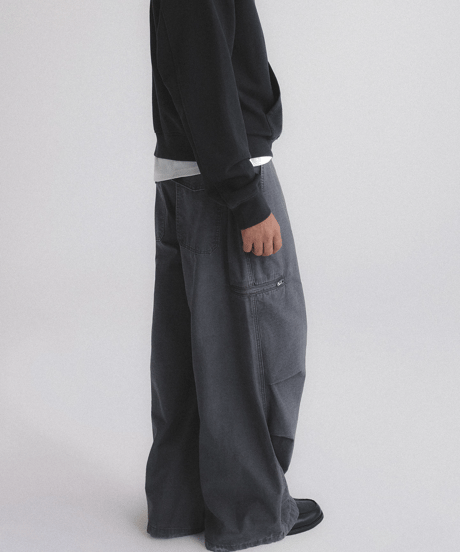 Hidden Check Cargo Pants / 2color