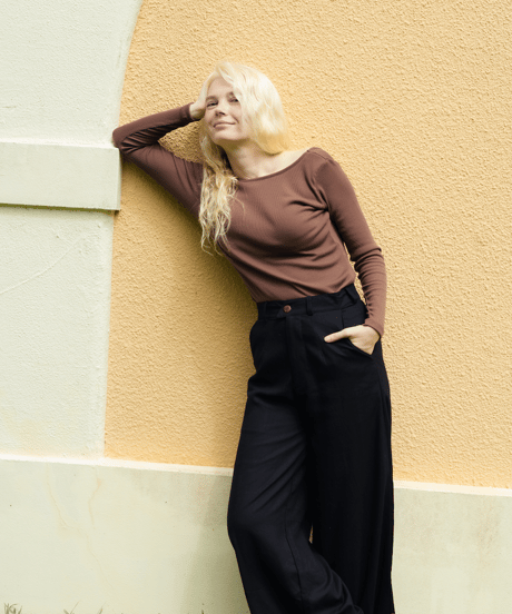 Zoe high west pants