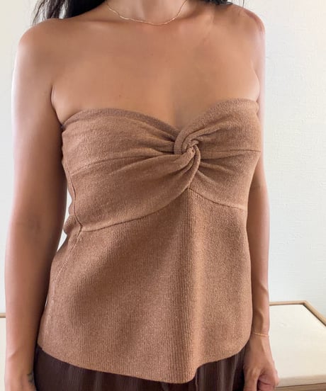 Isela knit bar top
