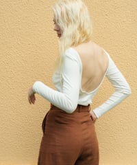 Back V Rib Top
