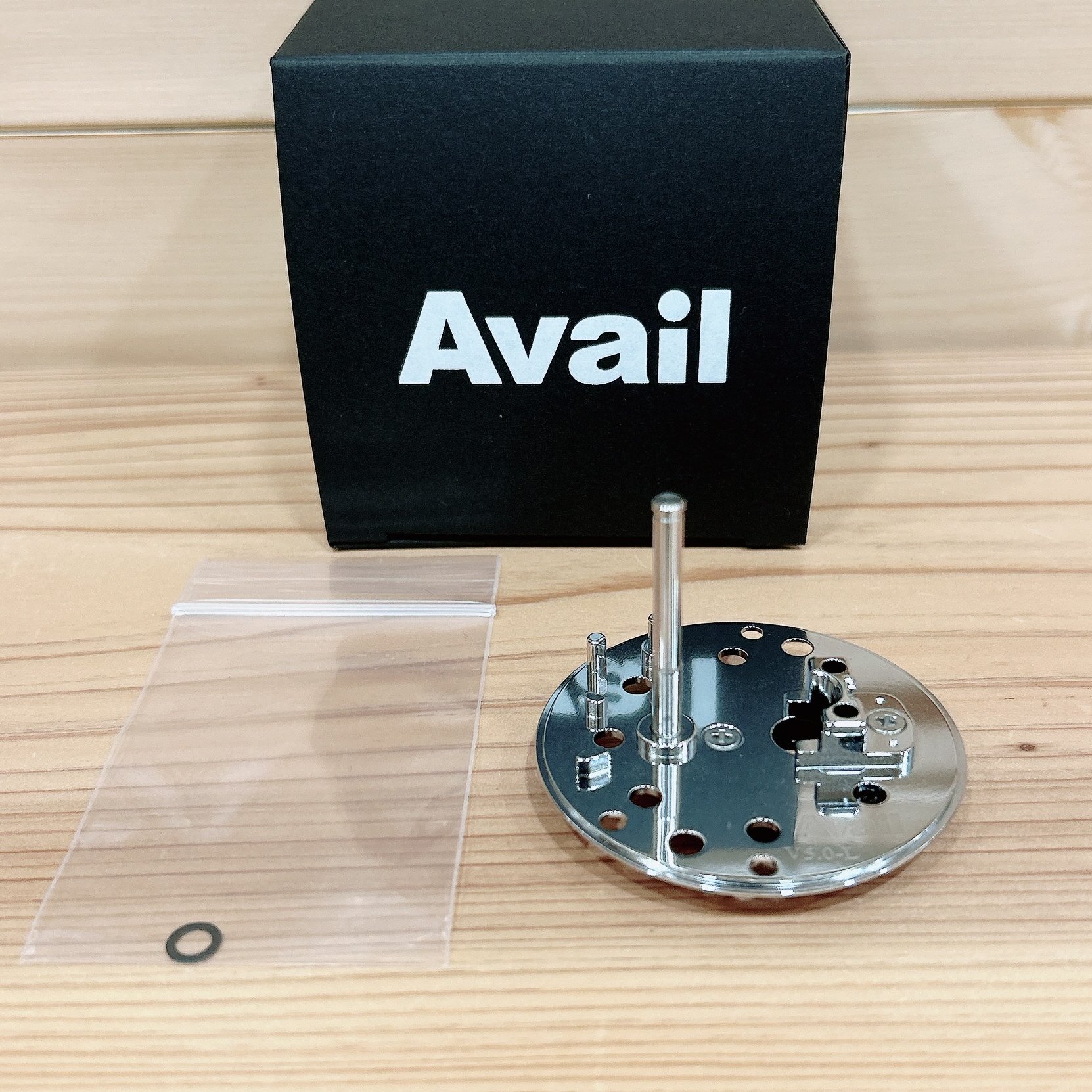◇ Avail アベイル ◉ブレーキプレート 2501C IAR クロム （左巻 IAR用