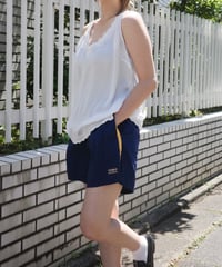 euro side lined nylon shorts