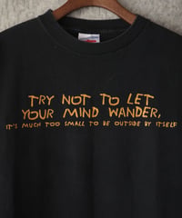 00s funny message t-shirt made in usa