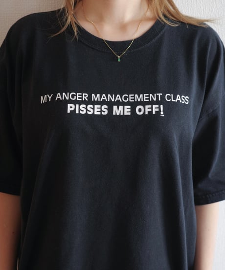 00s "Anger management class" funny t-shirt