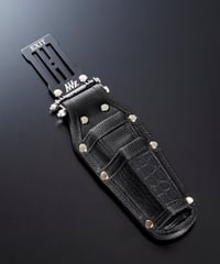 【数量限定】本革クロコ柄 ツールケース2段差し