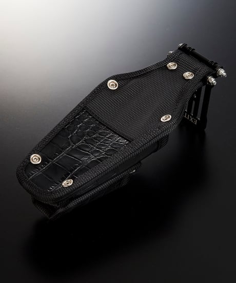 【数量限定】本革クロコ柄 ドライバーホルダー２段