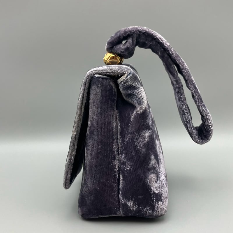 CHANEL (シャネル) ヴィンテージ ベロア ベルベット ターンロック ココ