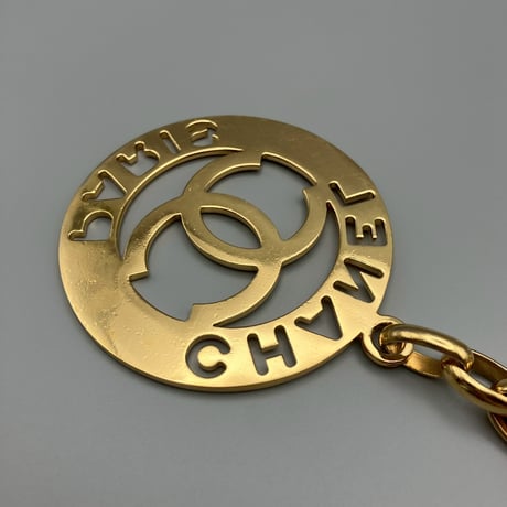 CHANEL (シャネル) ヴィンテージ ココマーク ロゴ ラウンド ネックレス