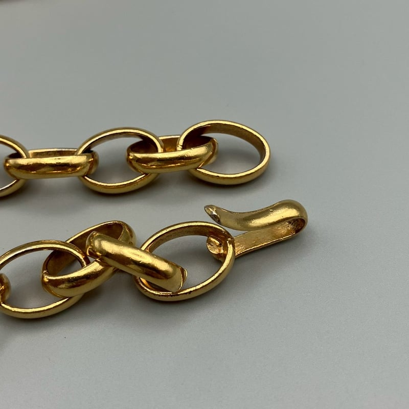 CHANEL (シャネル) ヴィンテージ ココマーク ロゴ ラウンド ネックレス